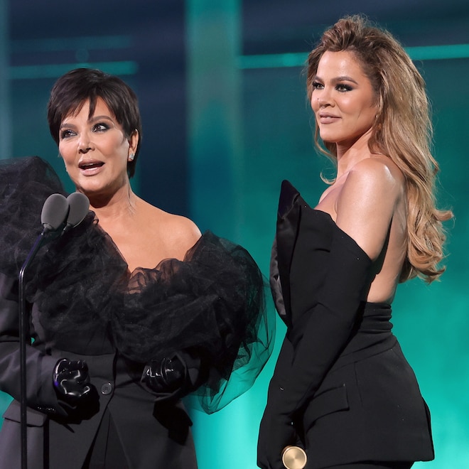 Kris Jenner, Khloe Kardashian, 2022 Peoples Choice Awards